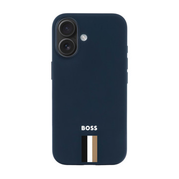 Imagen de FUNDA HUGO BOSS IPHONE 16 NAVY 0183