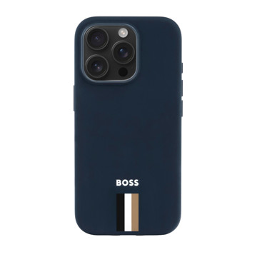 Imagen de FUNDA HUGO BOSS IPHONE 16 PRO NAVY 0206