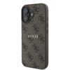 Imagen de FUNDA GUESS IPHONE 16 MAGSAFE LOGO BROWN 0270