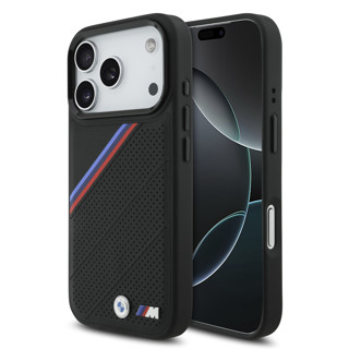 Imagen de FUNDA BMW IPHONE 17 PRO MAGSAFE TRICOLOR BLACK 0226