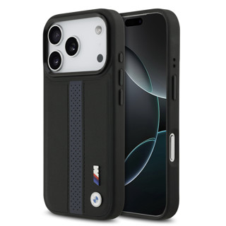 Imagen de FUNDA BMW IPHONE 17 PRO MAGSAFE LOGO BLACK 1506