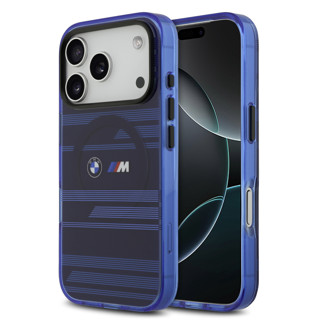 Imagen de FUNDA BMW IPHONE 17 PRO MAGSAFE LINES BLUE 6624