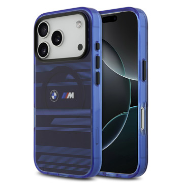 Imagen de FUNDA BMW IPHONE 17 PRO MAGSAFE LINES BLUE 6624
