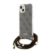 Imagen de FUNDA GUESS IPHONE 14 PRINT CORREA BROWN 8027