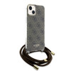 Imagen de FUNDA GUESS IPHONE 14 PRINT CORREA BROWN 8027