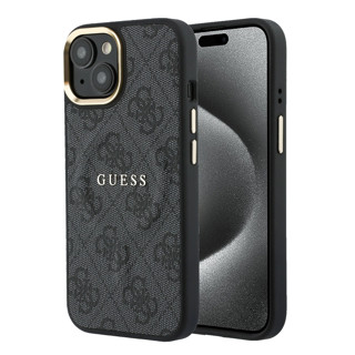 Imagen de FUNDA GUESS IPHONE 15 MAGSAFE BLACK 8950