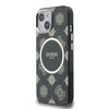 Imagen de FUNDA GUESS IPHONE 15 MAGSAFE PEONY BLACK 8687