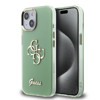 Imagen de FUNDA GUESS IPHONE 15 SCRIPT METAL GREEN 9967