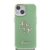 Imagen de FUNDA GUESS IPHONE 15 SCRIPT METAL GREEN 9967