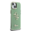 Imagen de FUNDA GUESS IPHONE 15 SCRIPT METAL GREEN 9967