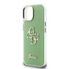 Imagen de FUNDA GUESS IPHONE 15 SCRIPT METAL GREEN 9967