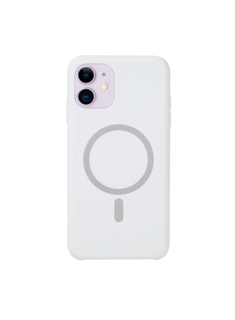 Imagen de PROTECTOR IPHONE 11 SILICONA MAGSAFE WHITE