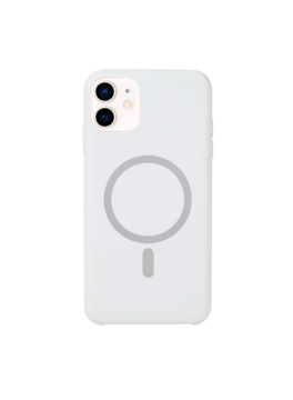 Imagen de PROTECTOR IPHONE 12 SILICONA MAGSAFE WHITE