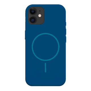 Imagen de PROTECTOR IPHONE 12 SILICONA MAGSAFE AZUL
