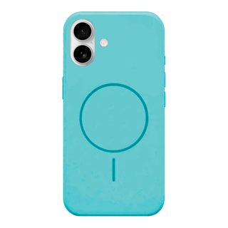 Imagen de PROTECTOR IPHONE 16 SILICONA MAGSAFE TURQUESA