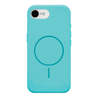 Imagen de PROTECTOR IPHONE 16E SILICONA MAGSAFE TURQUESA