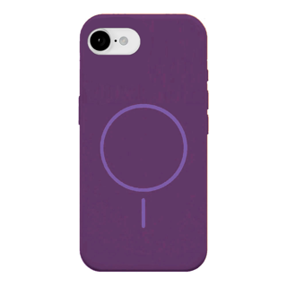 Imagen de PROTECTOR IPHONE 16E SILICONA MAGSAFE PURPLE