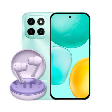 Imagen de HONOR X6C 128GB CYAN + EARBUDS A PRO