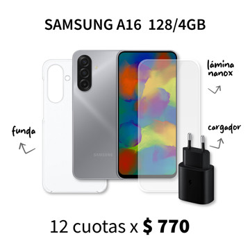 Imagen de Samsung A16 de 128/4GB + Accesorios