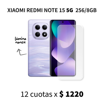 Imagen de Xiaomi Redmi Note 15 5G de 256/8GB + Accesorios
