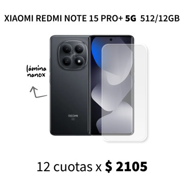 Imagen de Xiaomi Redmi Note 15 Pro Plus 5G de 512/12GB + Accesorios
