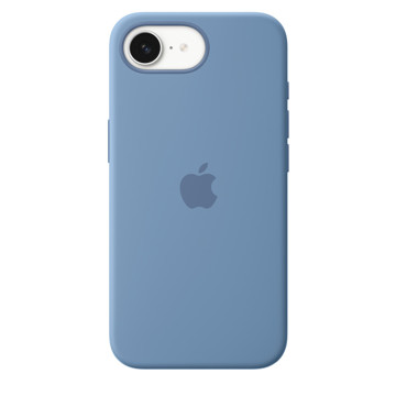Imagen de SILICONA MAGSAFE ORIGINAL IPHONE 16E 17E AZUL