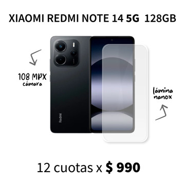 Imagen de Xiaomi Redmi Note 14 5G 128/6GB + Accesorios