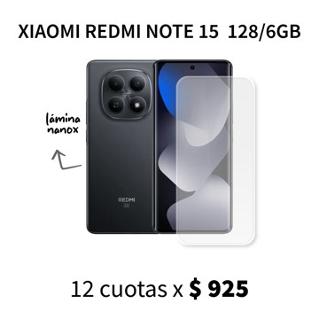 Imagen de Xiaomi Redmi Note 15 de 128/6GB + Accesorios