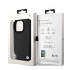 Imagen de FUNDA BMW IPHONE 16 PRO MAX MAGSAFE LEATHER LOGO SILICONE 1698