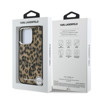 Imagen de FUNDA KARL LAGERFELD IPHONE 15 PRO MAGSAFE LEOPARD BROWN 5629