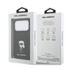 Imagen de FUNDA KARL LAGERFELD IPHONE 17 PRO IKONIK LOGO BLACK 9633