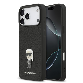 Imagen de FUNDA KARL LAGERFELD IPHONE 17 PRO MAX IKONIK LOGO BLACK 9640