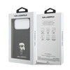 Imagen de FUNDA KARL LAGERFELD IPHONE 17 PRO MAX IKONIK LOGO BLACK 9640