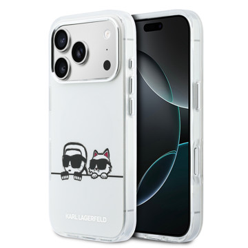 Imagen de FUNDA KARL LAGERFELD IPHONE 17 PRO MAX MAGSAFE HEADS WHITE 7340