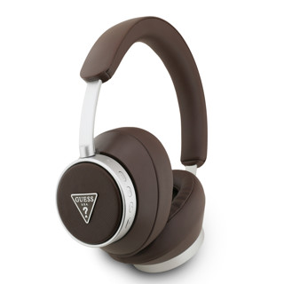 Imagen de GUESS HEADPHONES SAFFIANO LOGO TRIANGLE BROWN 0059
