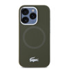 Imagen de FUNDA LACOSTE IPHONE 15 PRO MAX MAGSAFE SILICONE KHAKI LOGO 0260