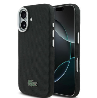 Imagen de FUNDA LACOSTE IPHONE 17 MAGSAFE PETIT PIQUE BLACK 1395