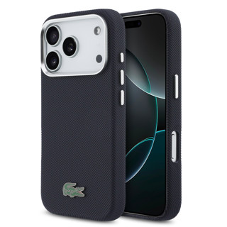 Imagen de FUNDA LACOSTE IPHONE 17 PRO MAGSAFE PETIT PIQUE NAVY 1654
