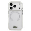 Imagen de FUNDA LACOSTE IPHONE 17 PRO MAGSAFE CLEAR WHITE 2019