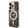Imagen de FUNDA GUESS IPHONE 14 PRO MAGSAFE LEOPARD BROWN 0251