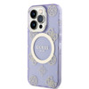 Imagen de FUNDA GUESS IPHONE 14 PRO MAGSAFE PEONY PURPLE/GOLD 0398