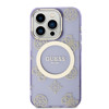Imagen de FUNDA GUESS IPHONE 14 PRO MAGSAFE PEONY PURPLE/GOLD 0398