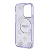 Imagen de FUNDA GUESS IPHONE 14 PRO MAGSAFE PEONY PURPLE/GOLD 0398