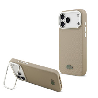Imagen de FUNDA LACOSTE IPHONE 17 PRO MAX MAGSAFE STAND TAUPE 3580