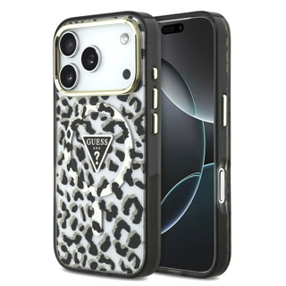 Imagen de FUNDA GUESS IPHONE 17 PRO MAGSAFE LEOPARD WHITE/BLACK 3534