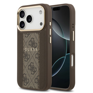 Imagen de FUNDA GUESS IPHONE 17 PRO MAGSAFE STRIPE BROWN 0496