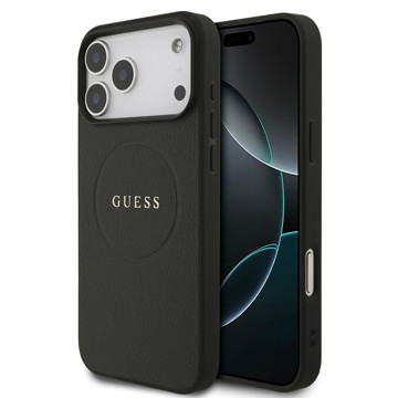 Imagen de FUNDA GUESS IPHONE 17 PRO MAX MAGSAFE RING BLACK 0911