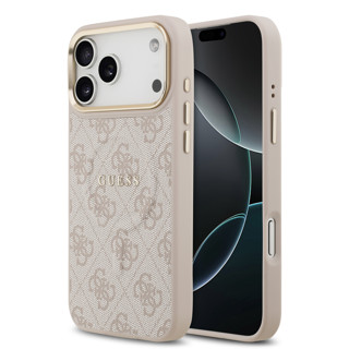 Imagen de FUNDA GUESS IPHONE 17 PRO MAX MAGSAFE LOGOS PINK 9544