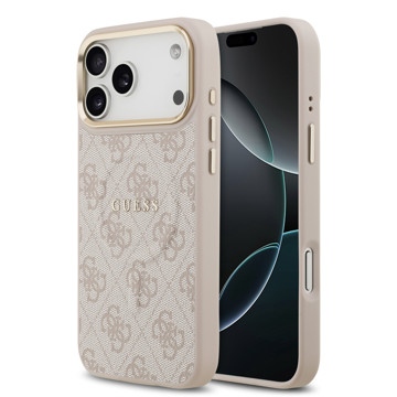 Imagen de FUNDA GUESS IPHONE 17 PRO MAX MAGSAFE LOGOS PINK 9544