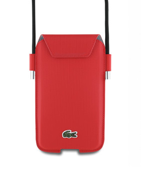 Imagen de LACOSTE PHONE BAG PETIT PIQUE RED 3407